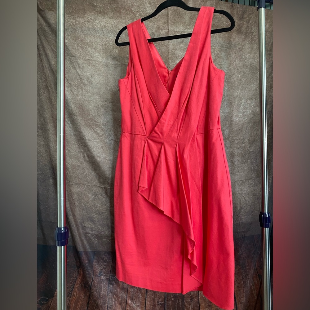 Coral Midi Dress